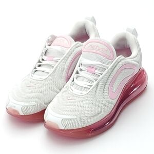 Nike Women's Air Max 720 White Pink Rise Running Athletic Shoes Sneaker Size 8